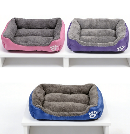 Colourful Calming Dog Bed Warming Washable XL 80cm
