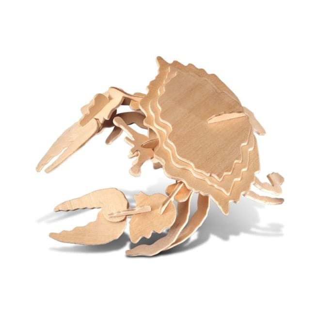 3D Crab Puzzle by 9eight5, intricately designed plastic puzzle piece resembling a crab, perfect for enthusiasts and collectors.