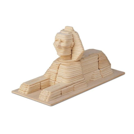 3D puzzle of the Sphinx by 9eight5, featuring detailed Egyptian sculpture and intricate assembly parts.
