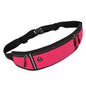 Black 9eight5 running waist bag with adjustable strap, 45cm x 11cm, designed for active wear and outdoor running.