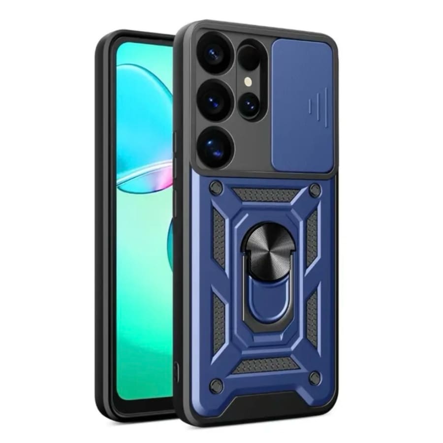 Black Samsung Galaxy S25 Ultra case by 9eight5, featuring durable material and sleek design. Available in three colors.