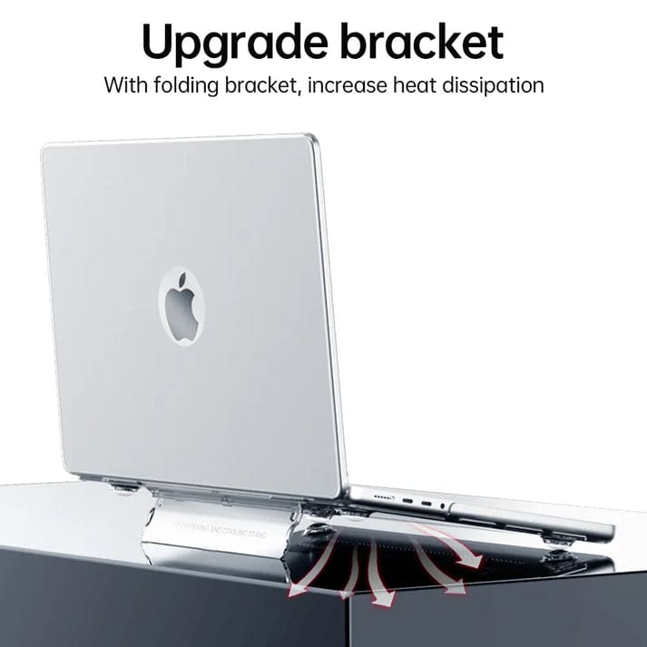 Black 9eight5 all-around cover for MacBook Pro 13 with M1/M2 chip, shown on a closed laptop to protect the device.