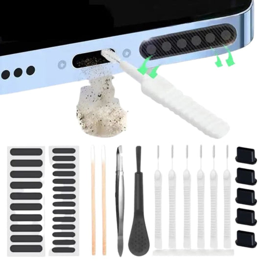 9eight5 AirPods and earphones cleaning kit with 66 pieces, electronic accessories for device cleaning and maintenance.