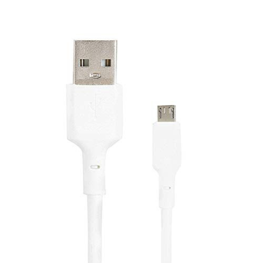 White 1m USB-A to Micro-USB charger cable for Asus phones by 9eight5, suitable for charging and data transfer.