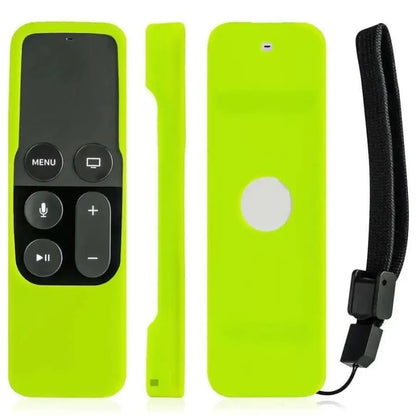 Black 9eight5 remote cover for Apple TV 4th Gen remote, electronic accessories designed for protection and style.