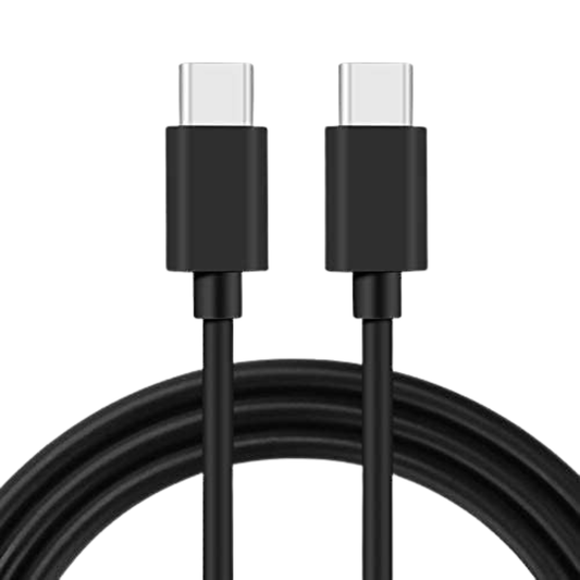 Black 1m USB-C to USB-C charger cable for Google phones by 9eight5, durable electronics accessory for fast charging and data transfer.