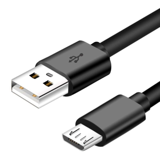 Black 9eight5 USB-A to Micro-USB charger cable for HTC phones, 1 meter long, electronic accessories for charging and data transfer.
