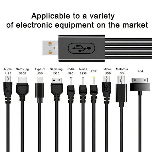 Universal phone charger cable by 9eight5, flexible electronics accessory for charging smartphones and devices.