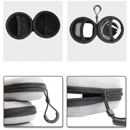 9eight5 earphones case in square shape, an electronics accessory designed to protect and store earphones.