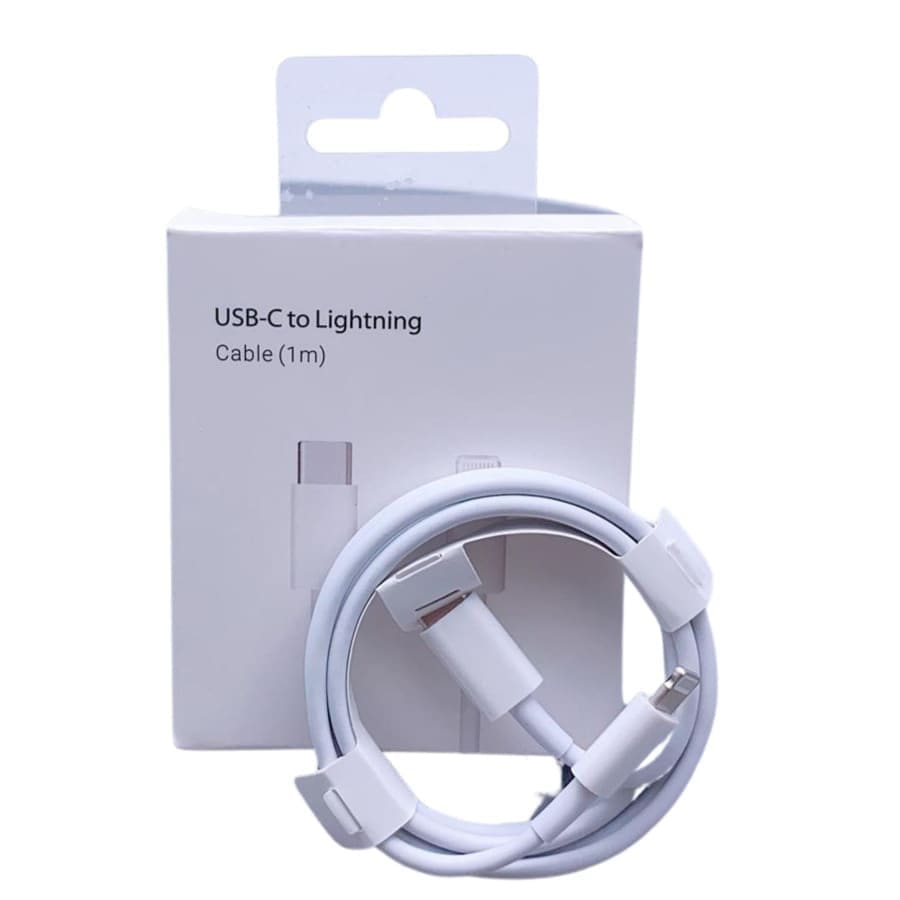 9eight5 Type-C to Lightning cable 1m with NZ/AUS wall plug, electronic accessories for charging and data transfer.