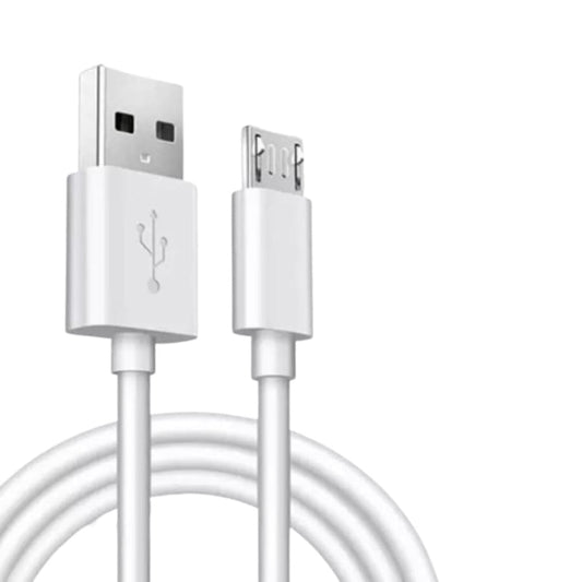 White 25cm Micro USB cable from 9eight5, ideal for charging and data transfer with electronic devices.