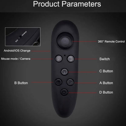 9eight5 VR goggles with remote control, electronic accessories for immersive virtual reality gaming and entertainment.
