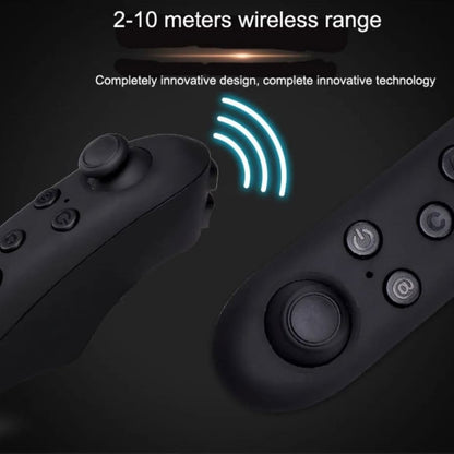9eight5 VR goggles with remote for immersive virtual reality experiences, featuring adjustable straps and built-in controls.