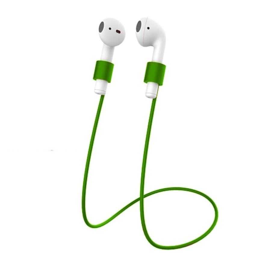 White 9eight5 sport earphone lanyard for electronics accessories, designed to securely hold and prevent loss of earphones.