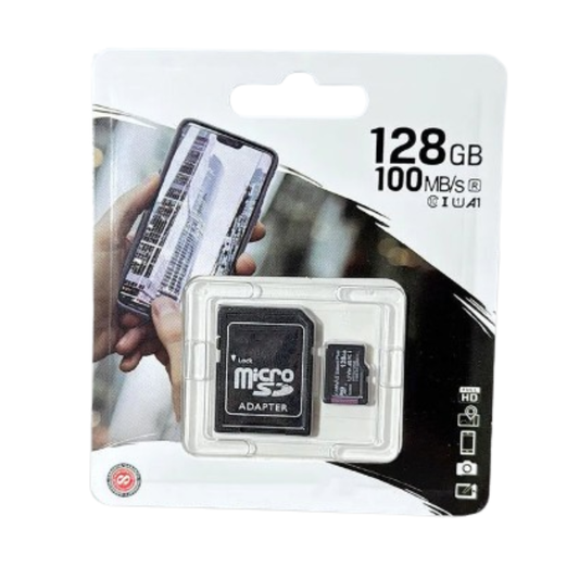 9eight5 Micro SD Card in 32GB, 64GB, 128GB, or 256GB with memory card storage device, compact and portable data storage.