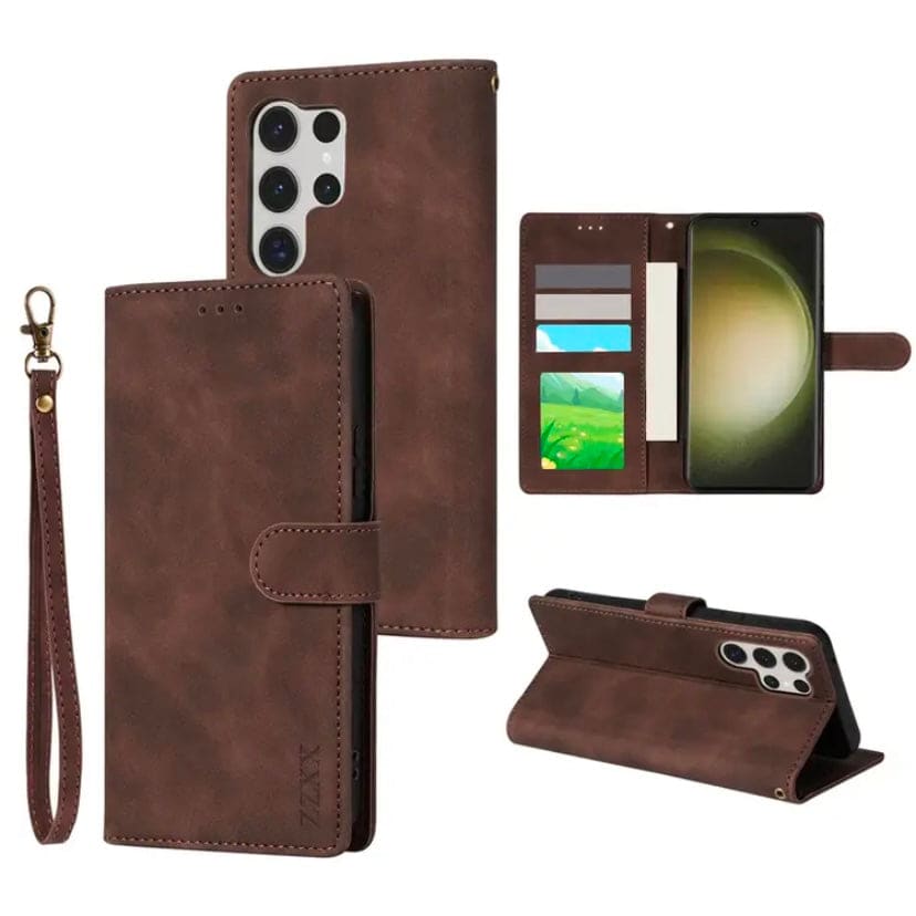 Black 9eight5 phone case for Samsung Galaxy S24, available in five colors, with a sleek, protective design.