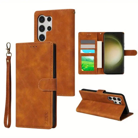 Black 9eight5 phone case for Samsung Galaxy S24 Plus, available in five colors, showing a protective cover with textured surface.