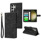 Black Samsung Galaxy S24 Ultra phone case by 9eight5, shown with other color options, durable and stylish protective cover.