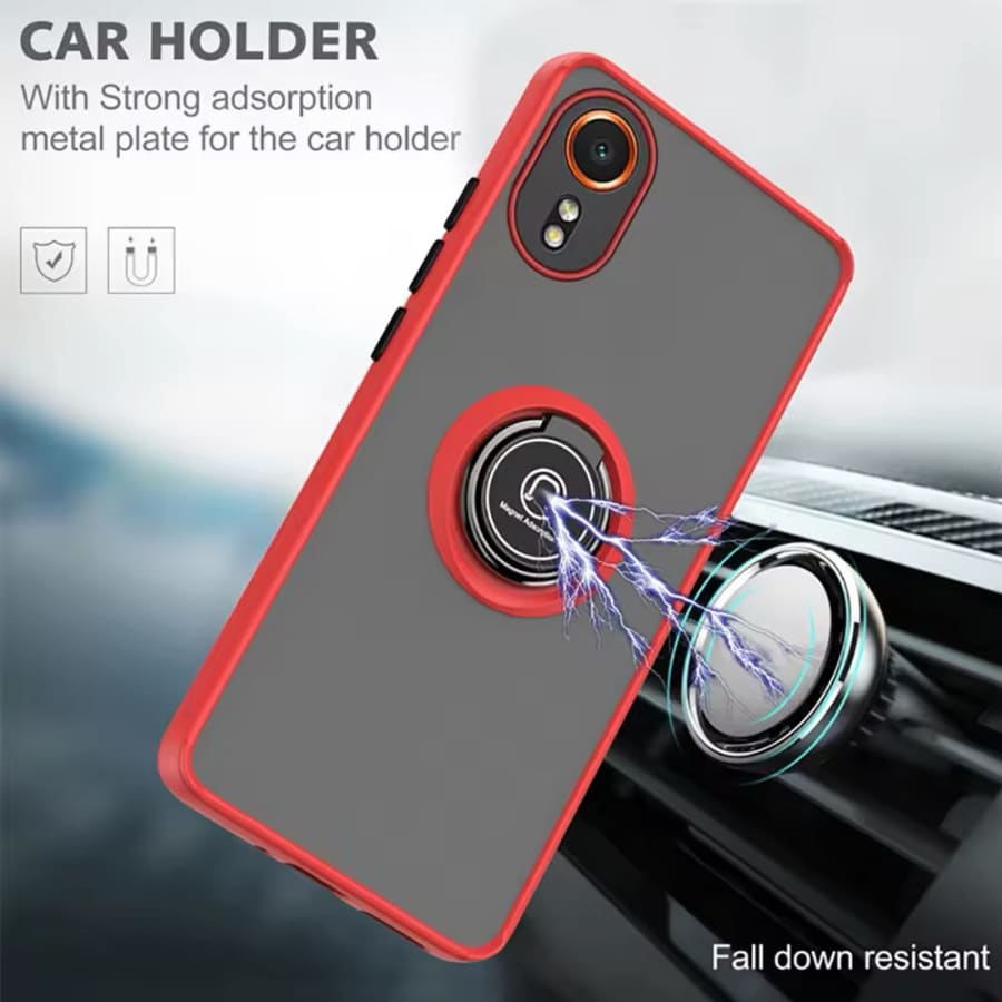 Black Samsung Galaxy Xcover 7 phone case by 9eight5 with a durable, slim design, available in three colors.
