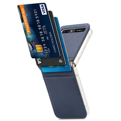 Black 9eight5 phone case for Samsung Galaxy Z Flip 2 and Z Flip 1, showcasing a sleek protective cover with color options available.