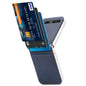 Black 9eight5 phone case for Samsung Galaxy Z Flip 2 and Z Flip 1, showcasing a sleek protective cover with color options available.