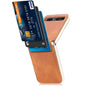 Black 9eight5 phone case for Samsung Galaxy Z Flip 2 and Z Flip 1, showcasing a sleek protective cover with six color options.