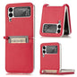 Black 9eight5 phone case for Samsung Galaxy Z Flip 3 with a sleek design, part of a 6-color variety for stylish protection.