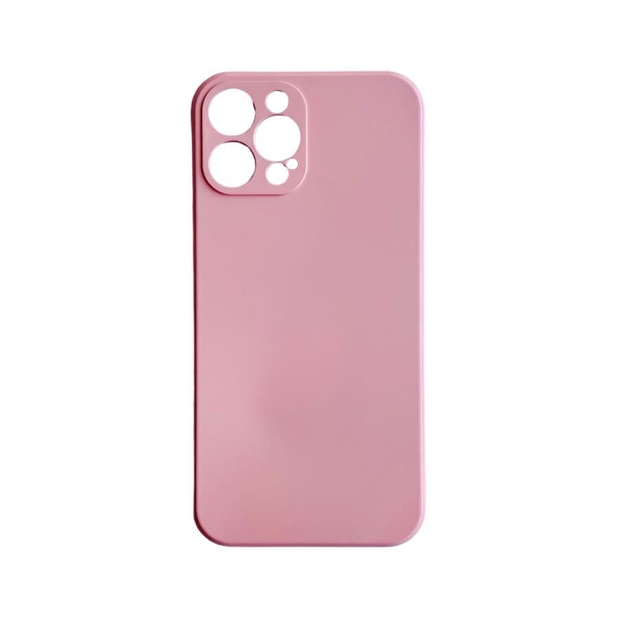 Pink 9eight5 iPhone 12 Pro Max case with a slim, protective design for the 6.7-inch model, featuring a smooth matte finish.