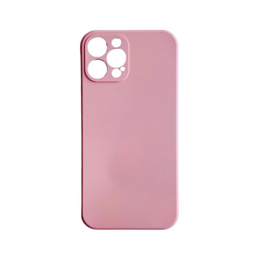 Pink 9eight5 iPhone 12 Pro Max case with a slim, protective design for the 6.7-inch model, featuring a smooth matte finish.