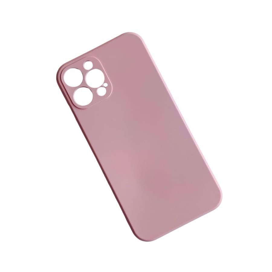 Pink 9eight5 phone case for iPhone 12 Pro Max (6.7 inch) with a sleek protective design and precise cutouts.