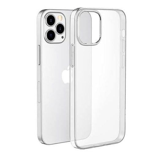 Clear 9eight5 phone case for iPhone 13 Pro Max (6.7-inch), showing a transparent protective cover on the device.