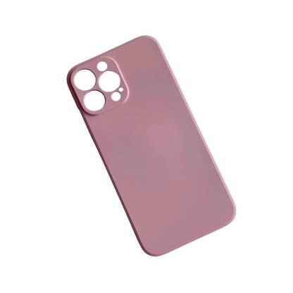 Pink 9eight5 iPhone 13 Pro Max case in soft silicone with precise cutouts for the 6.7-inch smartphone.