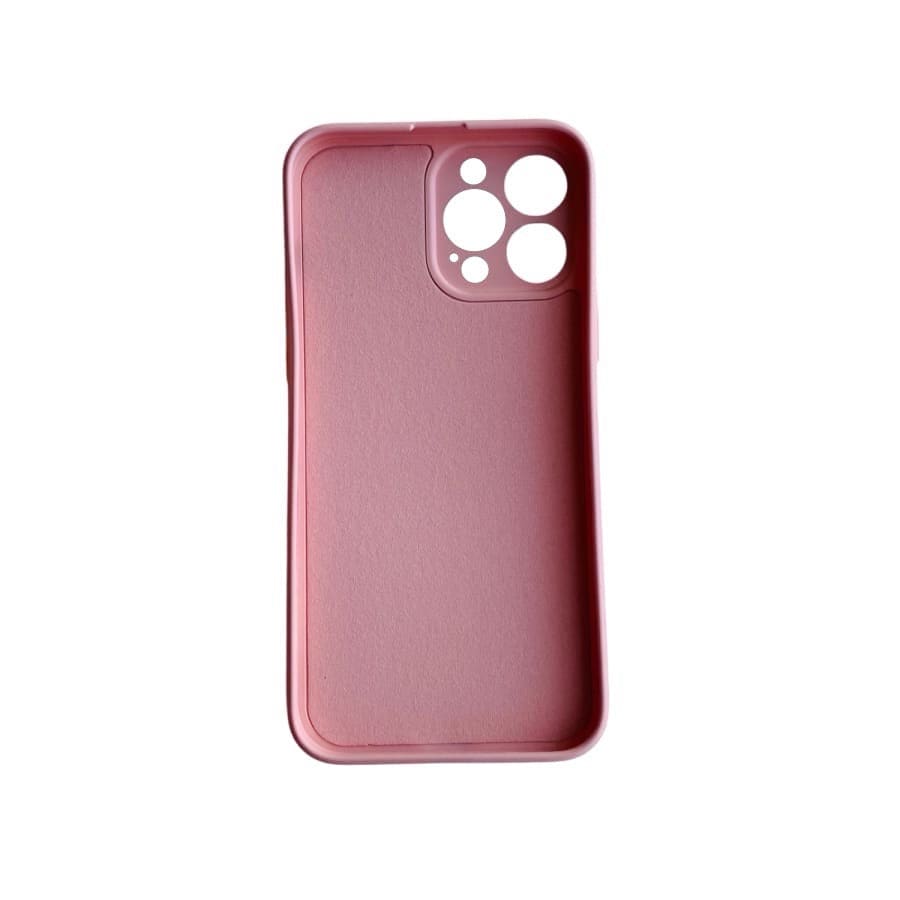 Pink 9eight5 phone case for iPhone 13 Pro Max (6.7-inch), slim protective cover with smooth finish and precise cutouts.