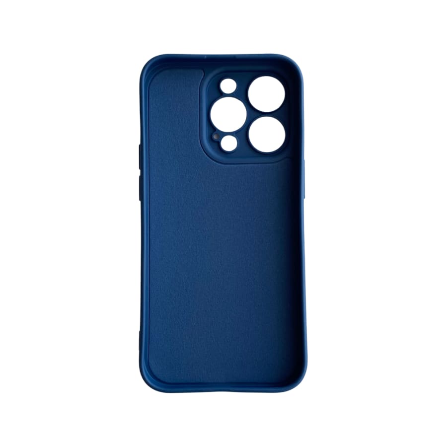 Navy phone case for iPhone 14 Pro (6.1”) by 9eight5, featuring a sleek protective design for the Apple smartphone.