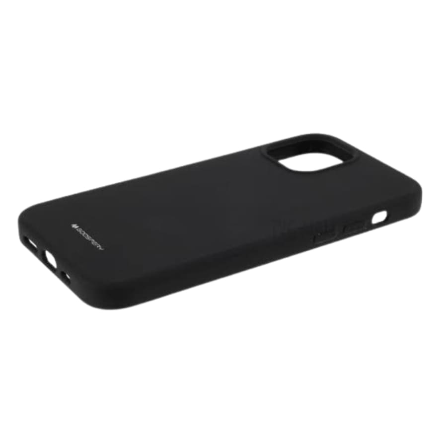 Black Goospery phone case for iPhone 14 Pro Max (6.7”) by 9eight5, showing the protective back and side edges.