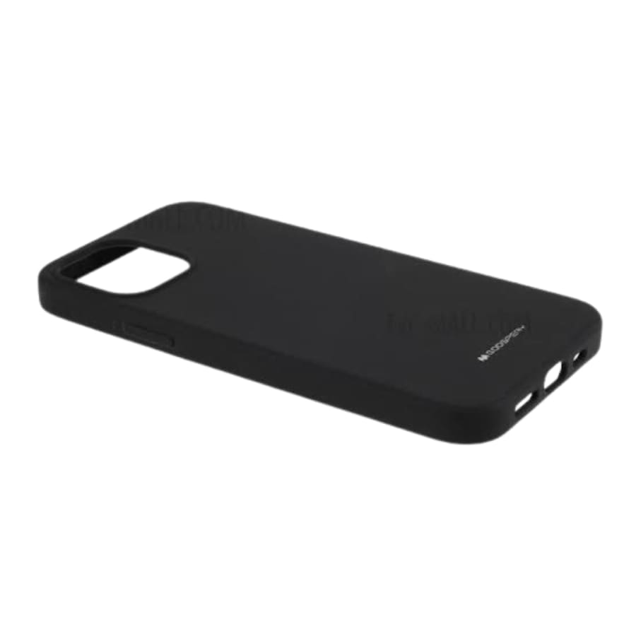 Black Goospery phone case for iPhone 14 Pro Max 6.7 inches by 9eight5, shown on a sleek protective cover.