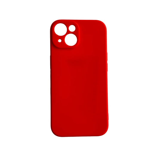 Red 9eight5 phone case for iPhone 15 (6.1-inch), protective and stylish cover with a sleek design for the latest iPhone model.