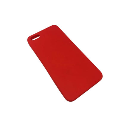Orange silicone case for iPhone 5/5s/SE by 9eight5, soft protective cover with sleek design for iPhone models.