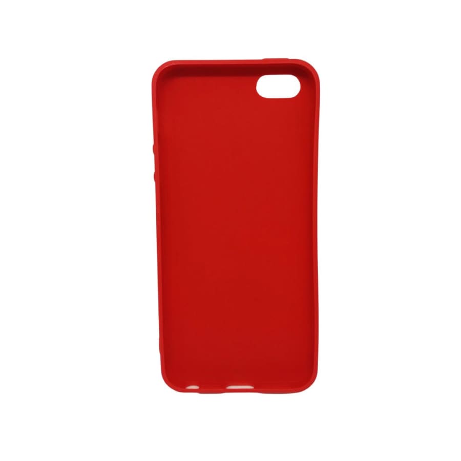 Orange silicone phone case for iPhone 5/5s/SE by 9eight5, showcasing a snug fit and smooth texture.