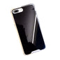 Black mirror silicone case for iPhone 6 Plus/6s Plus by 9eight5, showing a sleek, reflective finish on the phone's back.
