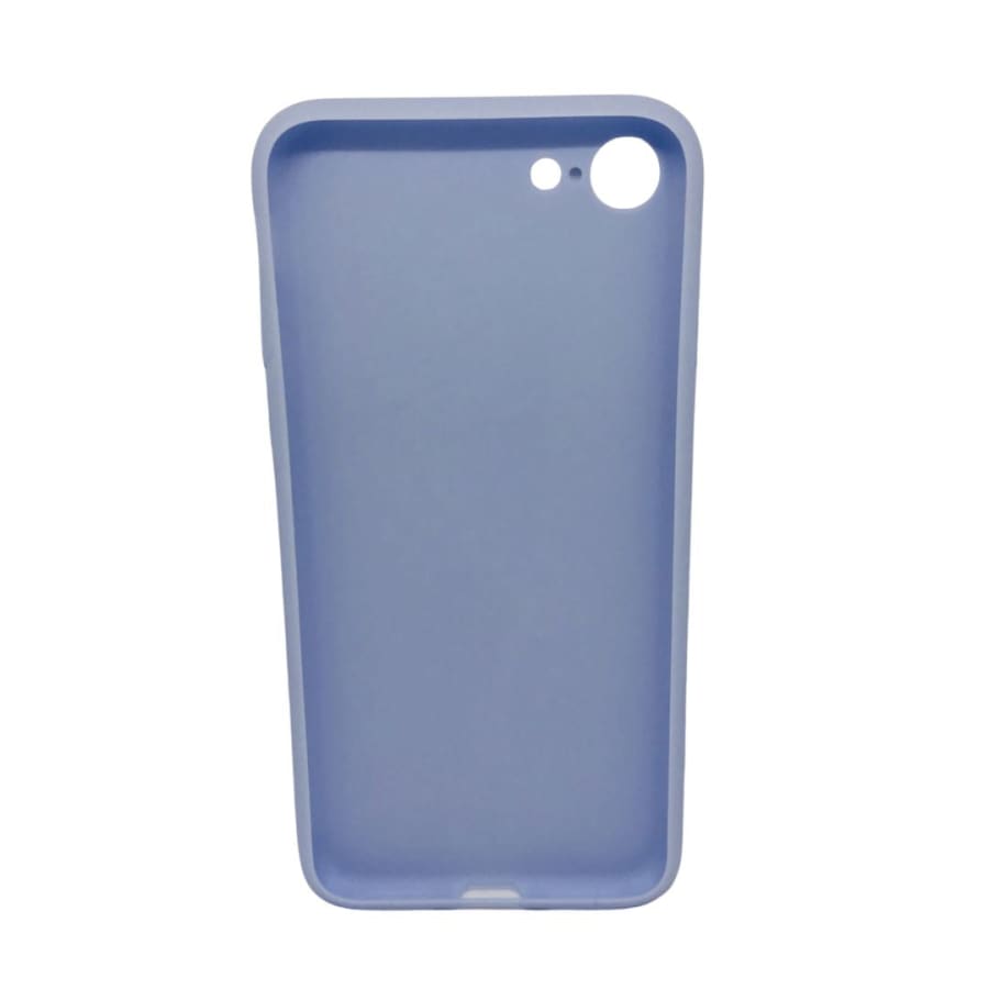 Lavender silicone phone case for iPhone 7 and 8 by 9eight5, soft and flexible protective cover with smooth finish.