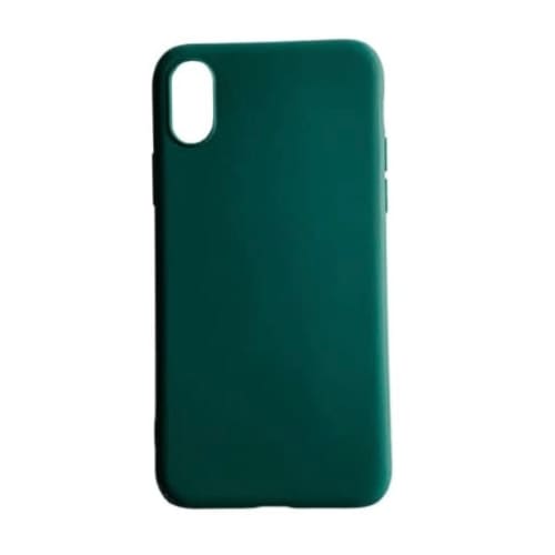 Green 9eight5 iPhone X/XS case, slim protective phone case with precise cutouts for buttons and camera.