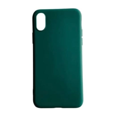 Green 9eight5 iPhone X/XS case, slim protective phone case with precise cutouts for buttons and camera.