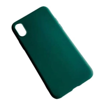 Green 9eight5 iPhone X/XS case featuring a slim protective design and precise cutouts for buttons and camera.
