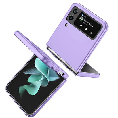 Ocean blue 9eight5 phone case for Samsung Galaxy Z Flip 3, showing a sleek protective cover with five color options available.