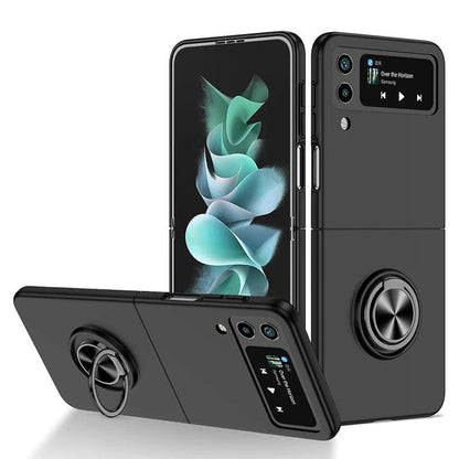 9eight5 Samsung Galaxy Z Flip 4 phone case in ocean blue, showing a slim protective cover with six color options available.