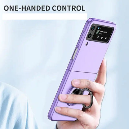 9eight5 Samsung Galaxy Z Flip 4 phone case in ocean blue, showcasing a slim protective design with multiple color options.