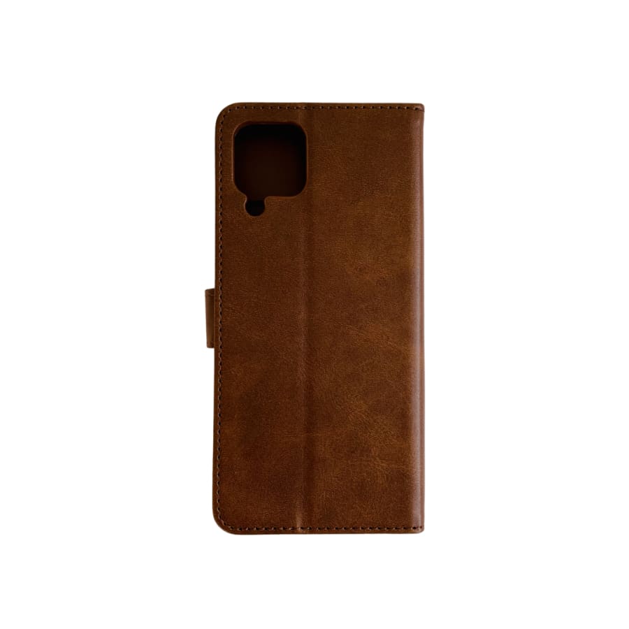 Brown 9eight5 phone case for Samsung Galaxy A22 4G with a sleek, protective design, fitting the 6.4-inch model.