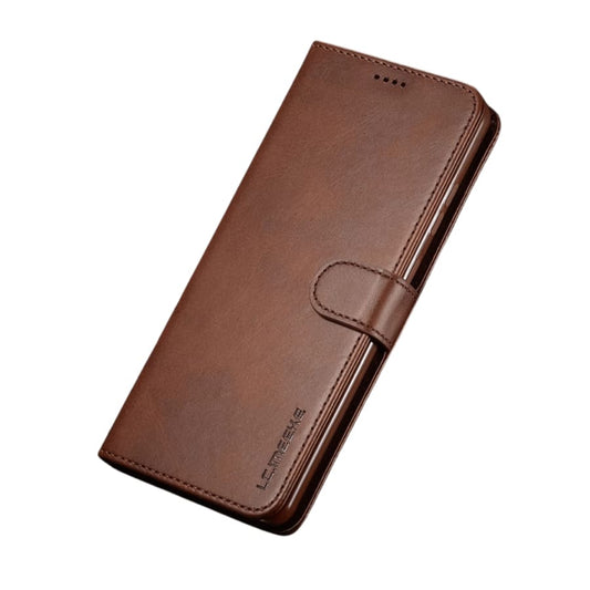 Brown flip case for Samsung Galaxy Note 20 Ultra by 9eight5, showing the front cover and sleek phone protection.