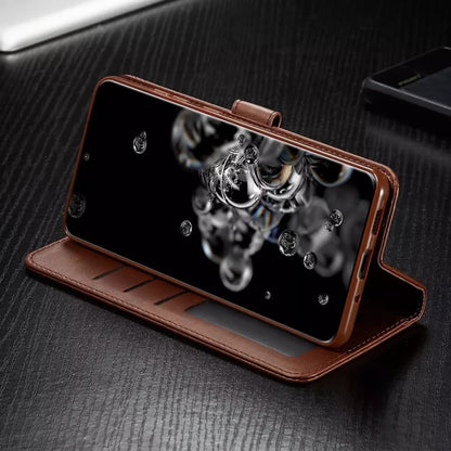 Brown flip case for Samsung Galaxy Note 20 Ultra by 9eight5, showcasing a protective phone case with card slots and a folio design.